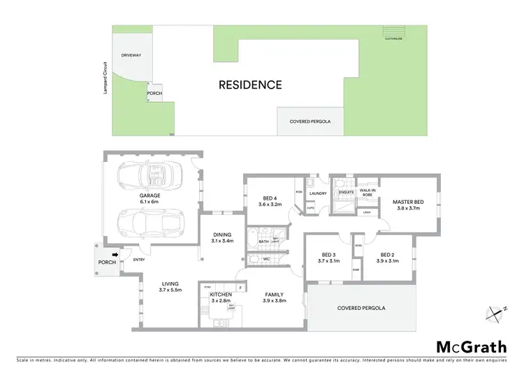 Floorplan of Homely house listing, 131 Lampard Circuit, Bruce ACT 2617