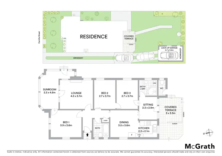 Floorplan of Homely house listing, 11 Camille Street, Sans Souci NSW 2219