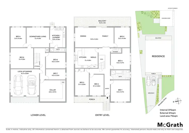Floorplan of Homely house listing, 8 Namatjira Drive, Macmasters Beach NSW 2251