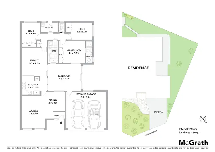 Floorplan of Homely house listing, 7 Dettmann Close, Isaacs ACT 2607