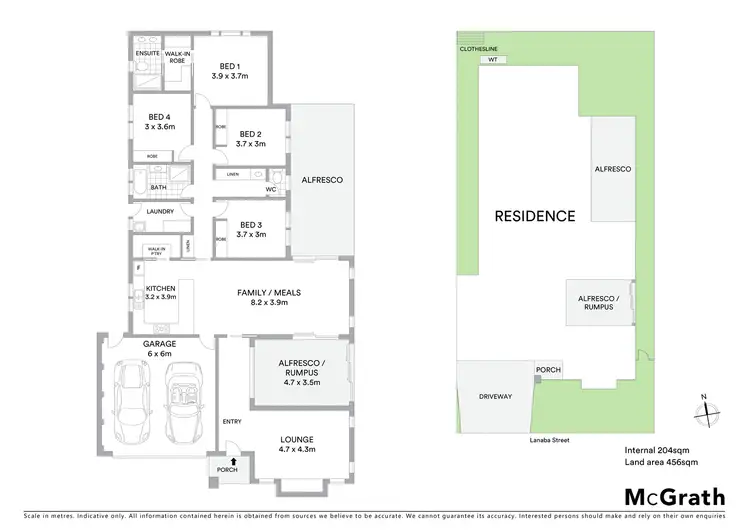 Floorplan of Homely house listing, 37 Lanaba Street, Crace ACT 2911
