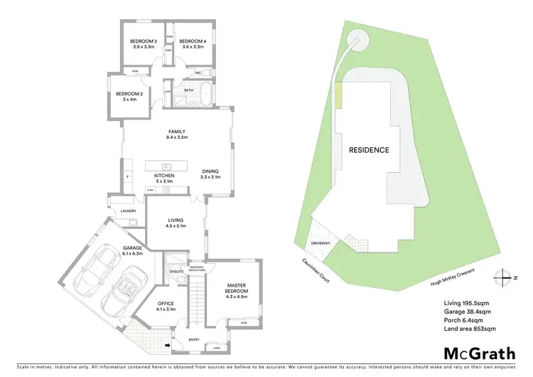 Floorplan of Homely house listing, 100 Hugh McKay Circuit, Dunlop ACT 2615