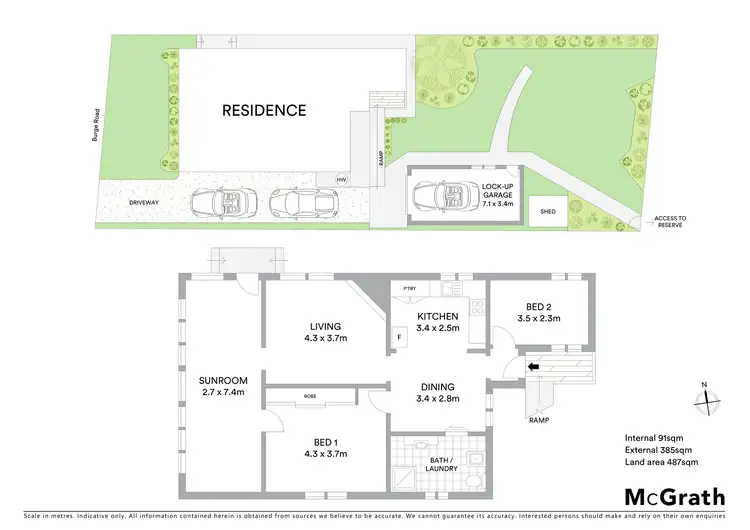 Floorplan of Homely house listing, 304 Burge Road, Woy Woy NSW 2256
