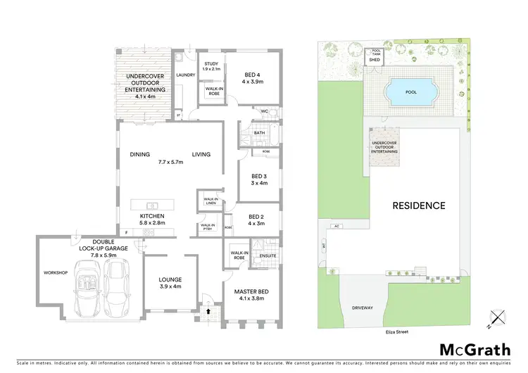 Floorplan of Homely house listing, 34 Eliza Street, Cobbitty NSW 2570
