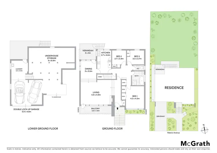 Floorplan of Homely house listing, 3 Robvic Avenue, Kangaroo Point NSW 2224