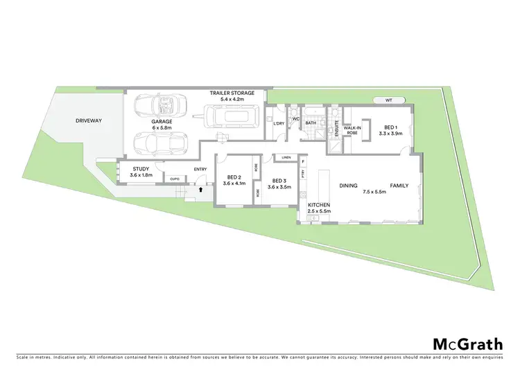 Floorplan of Homely house listing, 55 Dalkin Crescent, Casey ACT 2913