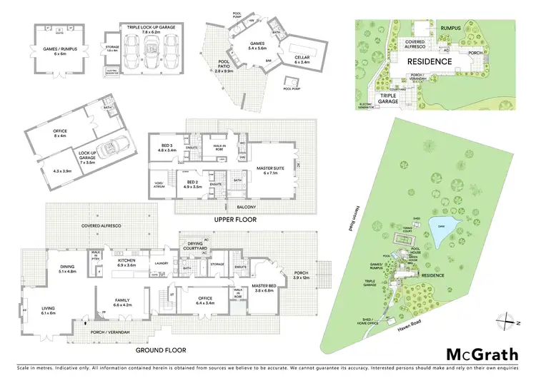 Floorplan of Homely house listing, 96 Haven Road, Pullenvale QLD 4069