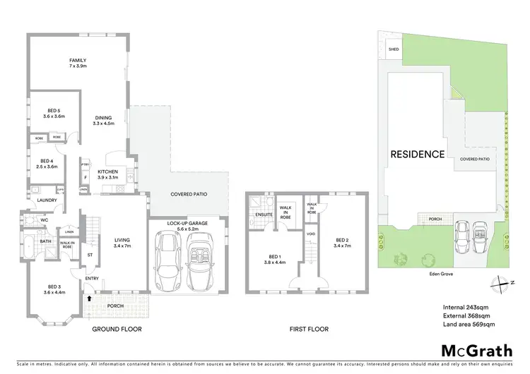 Floorplan of Homely house listing, 2 Eden Grove, Erina NSW 2250