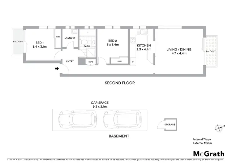 Floorplan of Homely unit listing, 5/58 Dening Street, The Entrance NSW 2261
