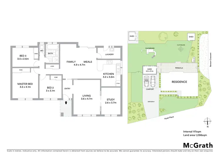 Floorplan of Homely house listing, 2 Hyatt Place, Calwell ACT 2905