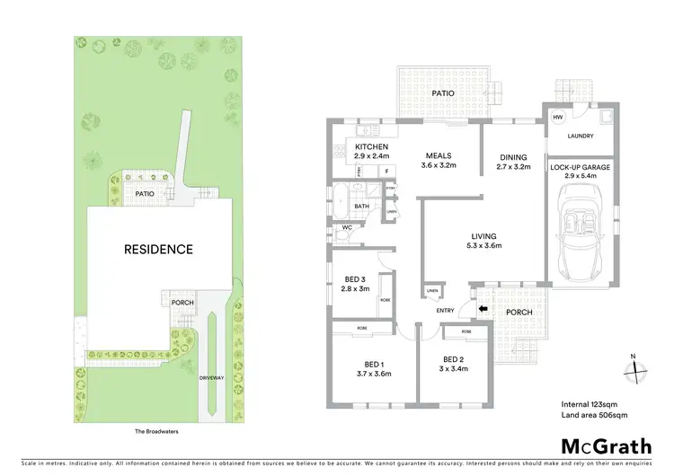 Floorplan of Homely house listing, 5 The Broadwaters, Tascott NSW 2250
