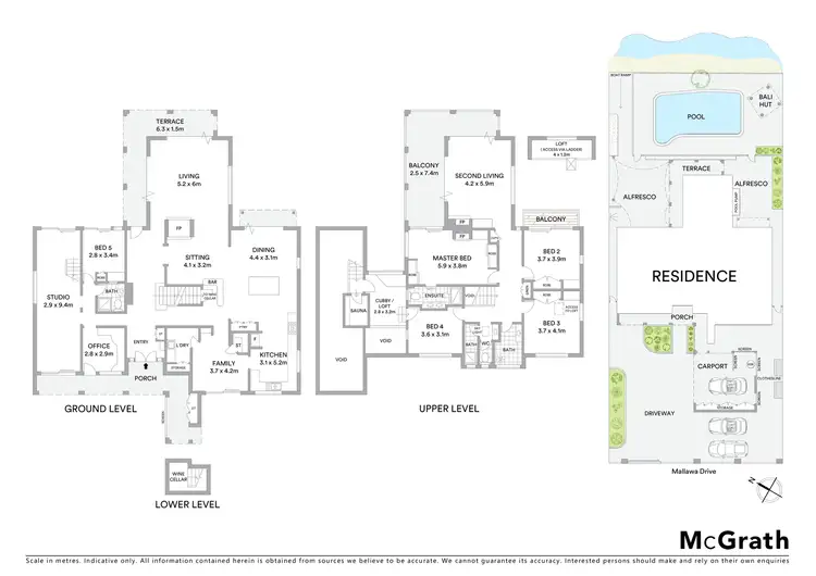 Floorplan of Homely house listing, 86 Mallawa Drive, Palm Beach QLD 4221