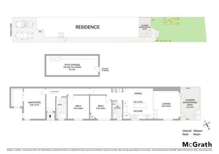 Floorplan of Homely house listing, 14 Cobham Street, Maroubra NSW 2035