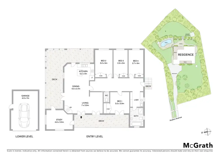Floorplan of Homely house listing, 8 Avalon Avenue, Clunes NSW 2480