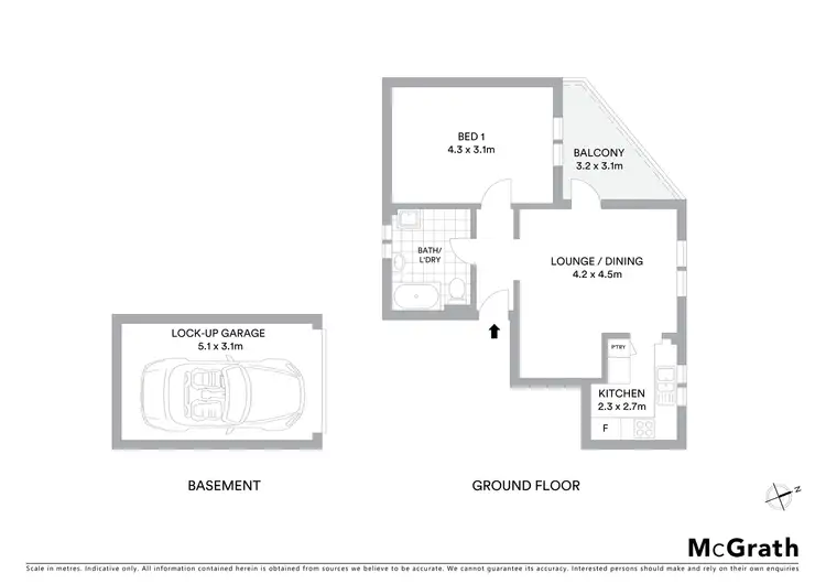 Floorplan of Homely unit listing, 1/62-66 Neil Street, Merrylands NSW 2160