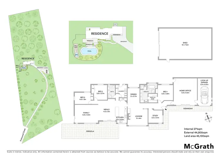 Floorplan of Homely house listing, 5 Pickwood Close, Montrose VIC 3765