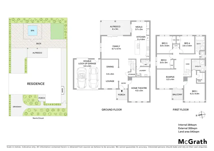 Floorplan of Homely house listing, 45 Norris Circuit, Croydon VIC 3136