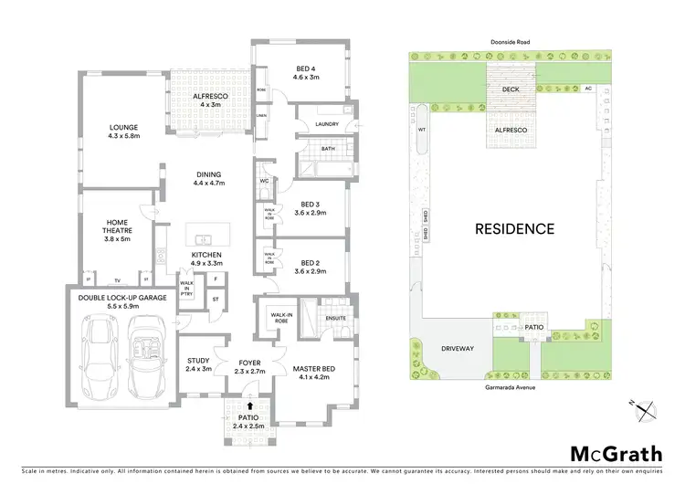 Floorplan of Homely house listing, 46 Garmarada Avenue, Bungarribee NSW 2767