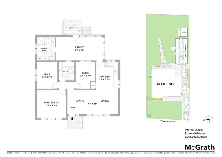 Floorplan of Homely house listing, 4 Warwick Avenue, Mannering Park NSW 2259