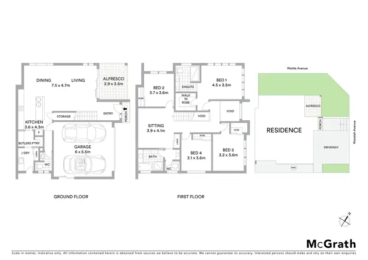 Floorplan of Homely semi-detached listing, 16 Waratah Avenue, Biggera Waters QLD 4216
