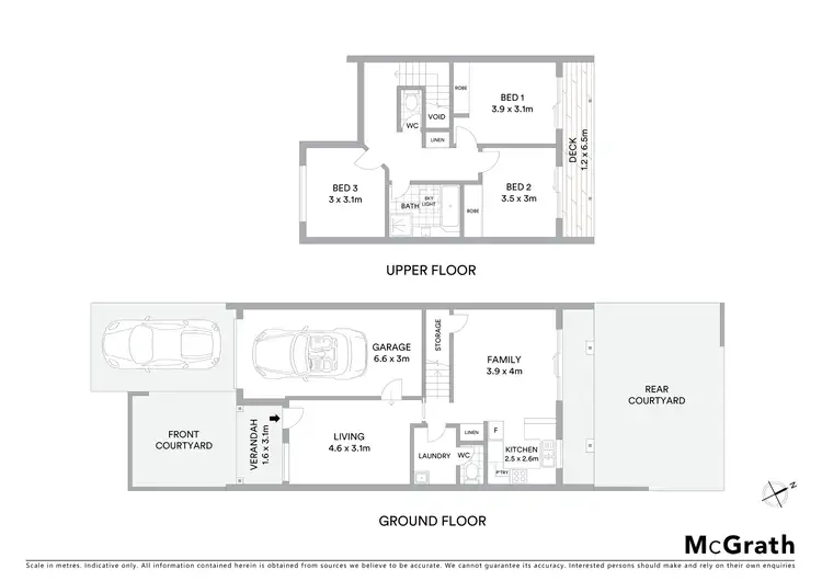 Floorplan of Homely townhouse listing, 2/21 Noongale Court, Ngunnawal ACT 2913