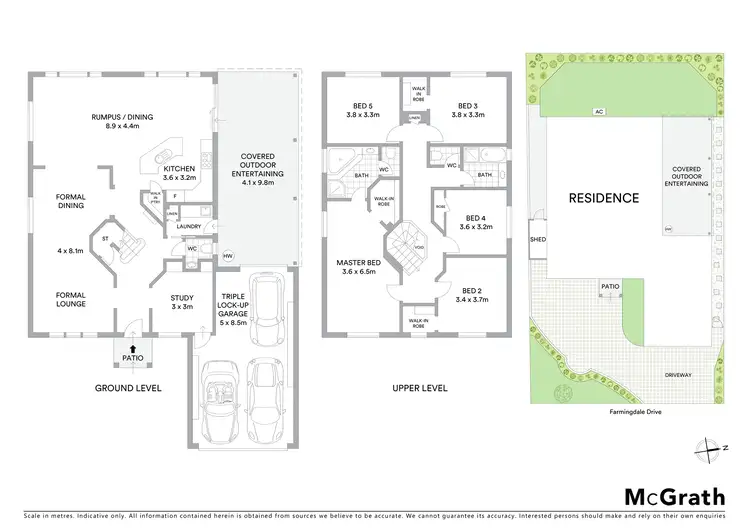 Floorplan of Homely house listing, 5 Farmingdale Drive, Blacktown NSW 2148