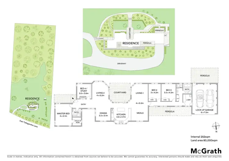 Floorplan of Homely house listing, 181 East Tallagandra Lane, Sutton NSW 2620