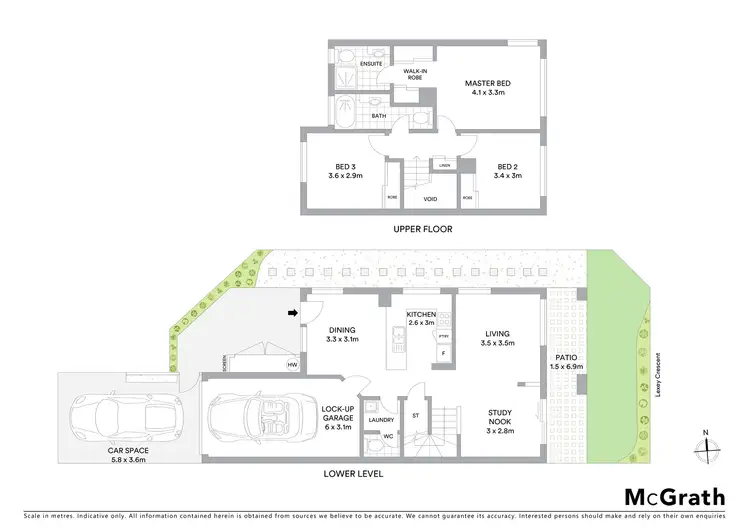 Floorplan of Homely townhouse listing, 31/95 Lexey Crescent, Wakerley QLD 4154