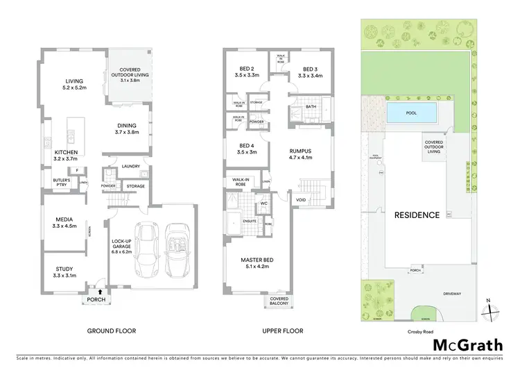 Floorplan of Homely house listing, 98 Crosby Road, Ascot QLD 4007