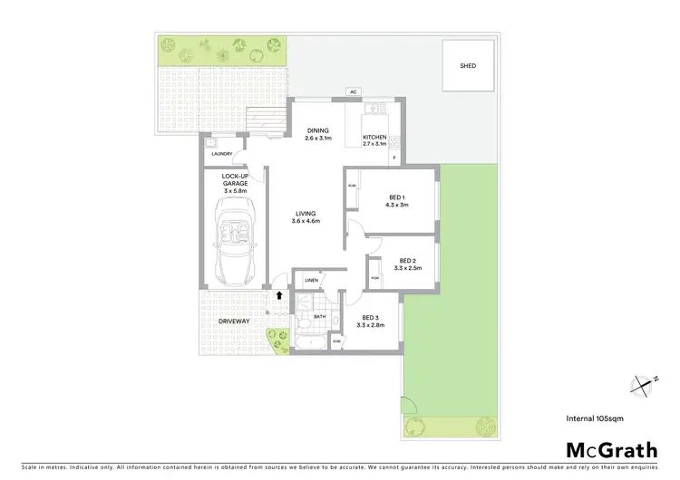Floorplan of Homely unit listing, 3/35 Darwin Street, West Ryde NSW 2114