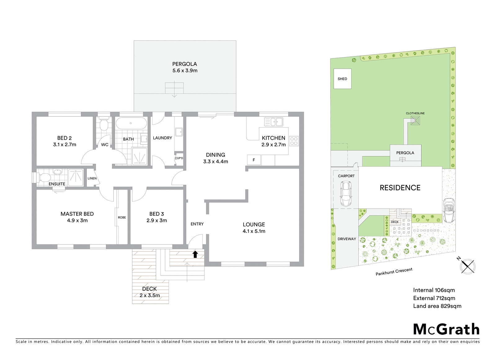 Floorplan of Homely house listing, 5 Pankhurst Crescent, Gilmore ACT 2905