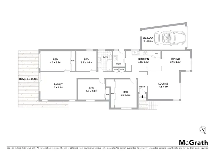 Floorplan of Homely house listing, 1 Irvine Crescent, Ryde NSW 2112