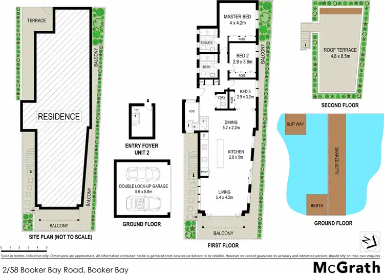 Floorplan of Homely apartment listing, 2/58 Booker Bay Road, Booker Bay NSW 2257