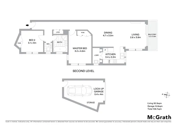 Floorplan of Homely apartment listing, 8/25 Harriette Street, Neutral Bay NSW 2089