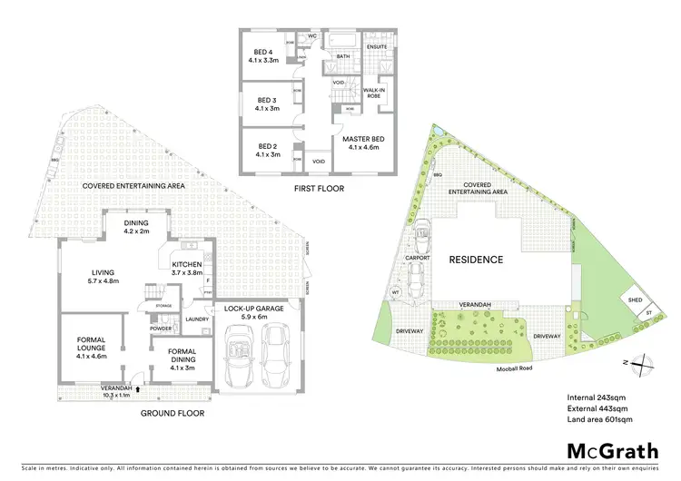 Floorplan of Homely house listing, 12 Mooball Road, Woongarrah NSW 2259