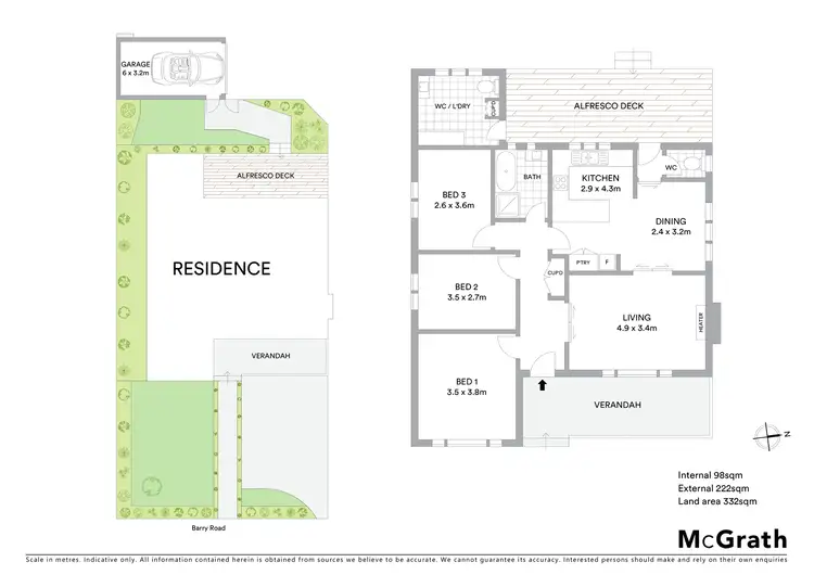Floorplan of Homely unit listing, 1/24 Barry Road, Burwood East VIC 3151