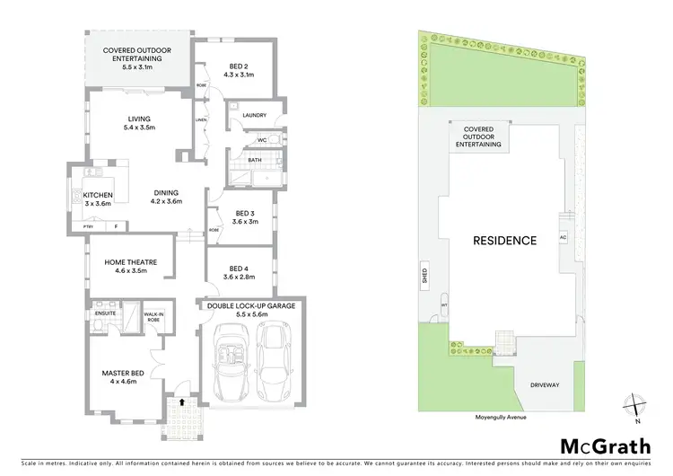 Floorplan of Homely house listing, 13 Moyengully Avenue, Mount Annan NSW 2567