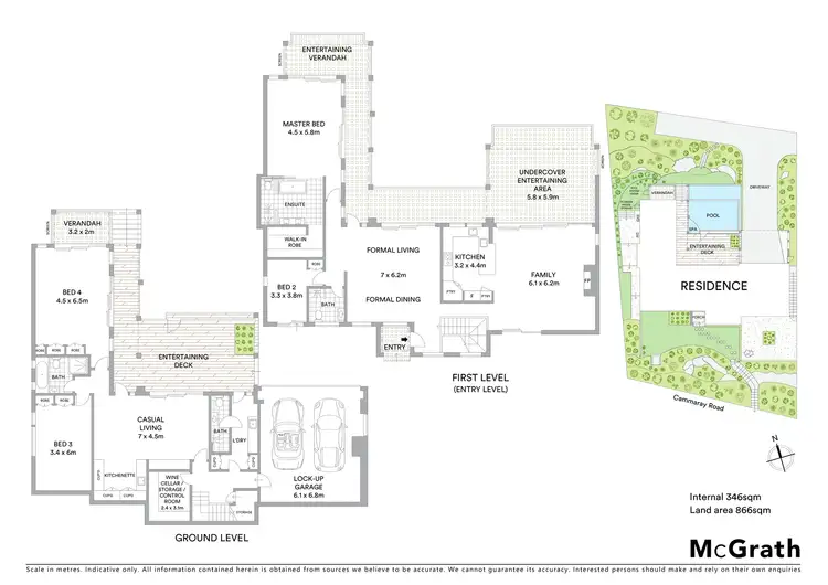 Floorplan of Homely house listing, 17 Cammaray Road, Castle Cove NSW 2069