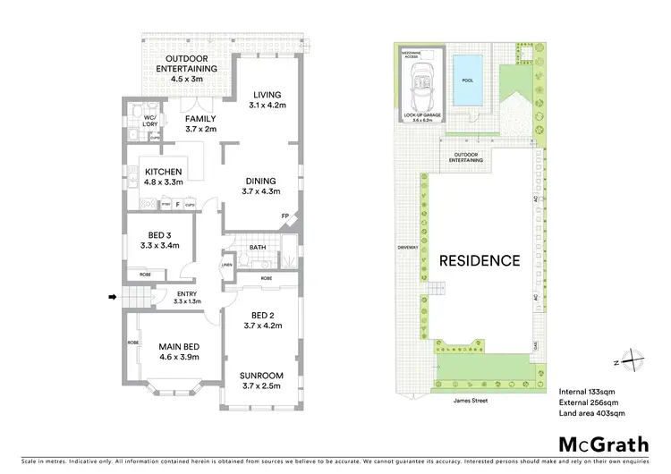 Floorplan of Homely house listing, 13 James Street, Merewether NSW 2291