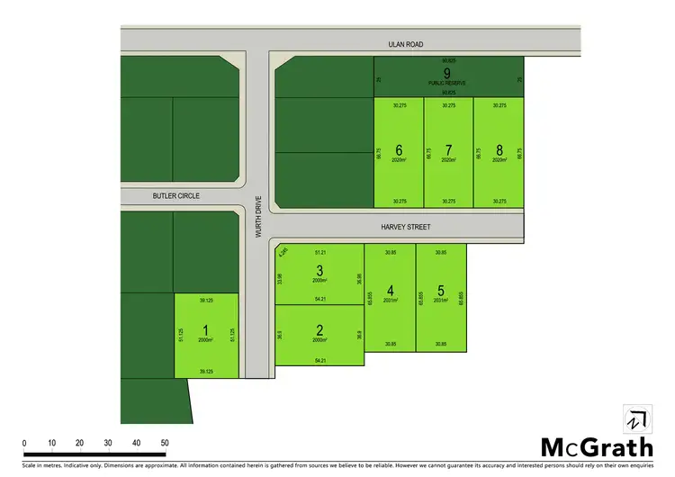 Floorplan of Homely land listing, Stage Two Bombira Estate, Mudgee NSW 2850