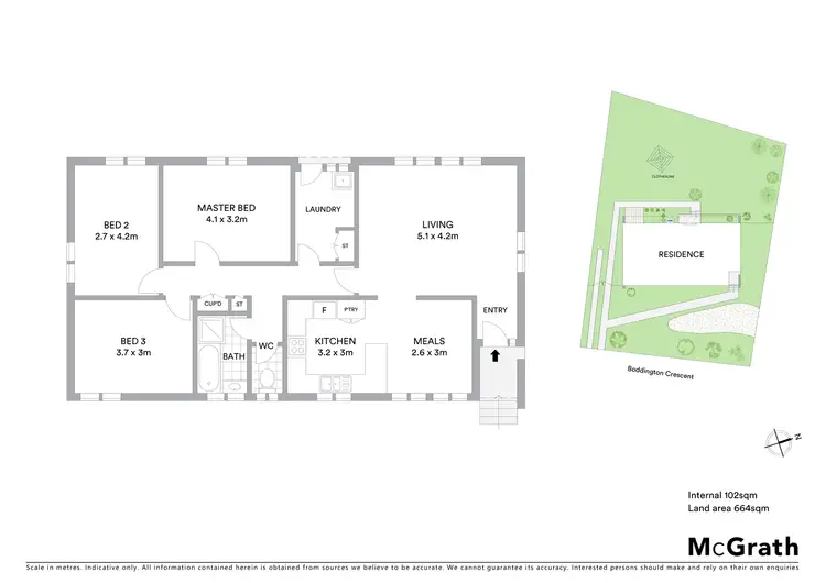 Floorplan of Homely house listing, 54 Boddington Crescent, Kambah ACT 2902