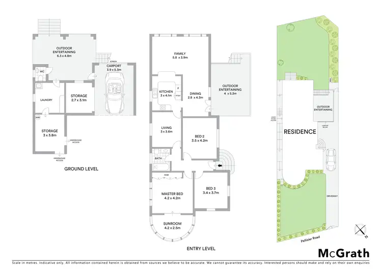 Floorplan of Homely house listing, 43 Pellisier Road, Putney NSW 2112