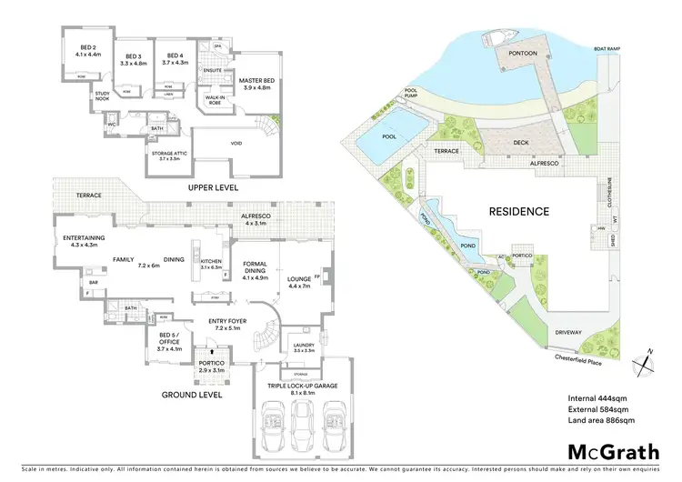 Floorplan of Homely house listing, 8 Chesterfield Place, Runaway Bay QLD 4216