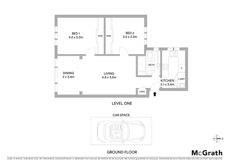 Floorplan of Homely apartment listing, 16/16 Maroubra Road, Maroubra NSW 2035