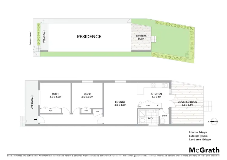 Floorplan of Homely house listing, 225 Denison Street, Broadmeadow NSW 2292