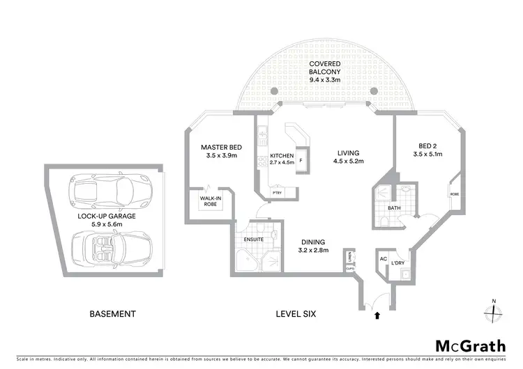 Floorplan of Homely apartment listing, 20/72 Macquarie Street, St Lucia QLD 4067