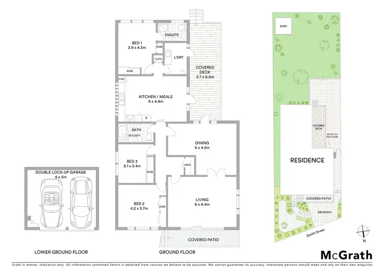 Floorplan of Homely house listing, 6 Zenith Street, Pascoe Vale VIC 3044