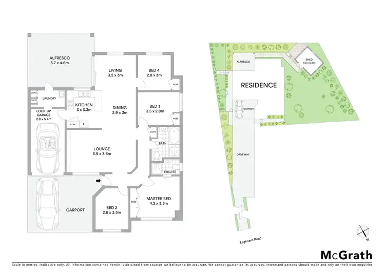 Floorplan of Homely unit listing, 2/127 Regiment Road, Rutherford NSW 2320