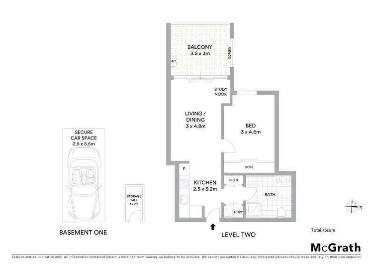 Floorplan of Homely apartment listing, 16/4 Park Avenue, Waitara NSW 2077