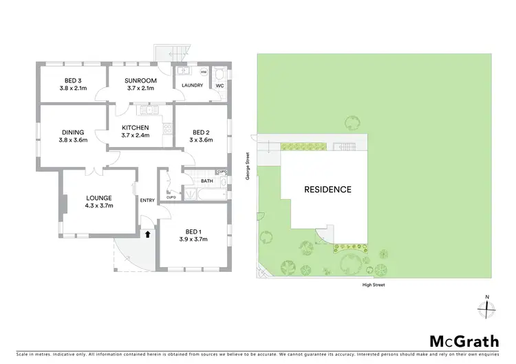 Floorplan of Homely house listing, 30 High Street, Morpeth NSW 2321